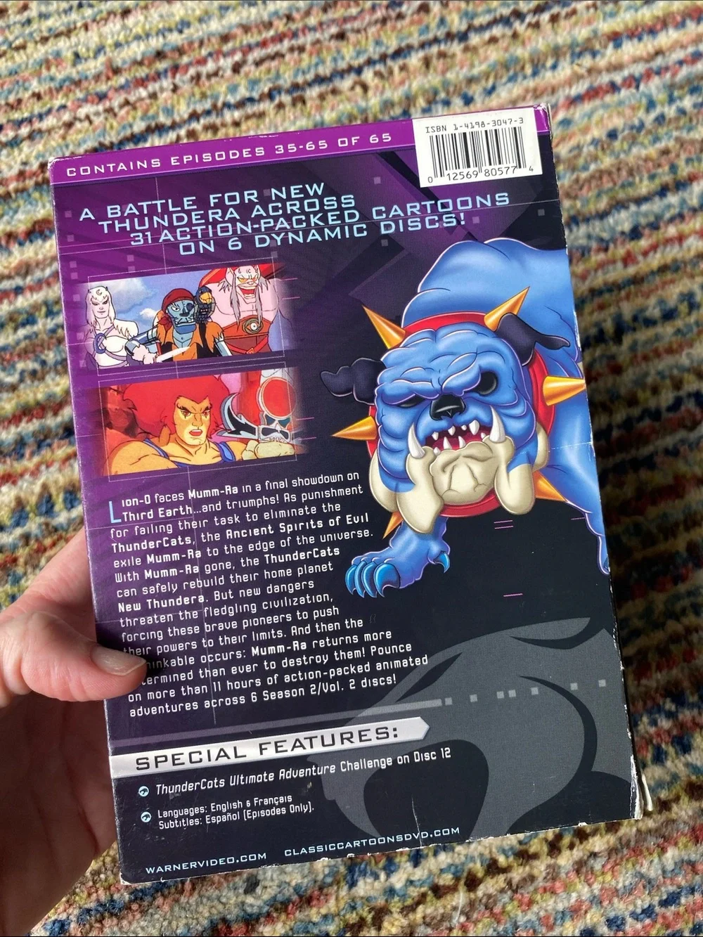 Thundercats Season 2, Volume 2 Limited Edition DVD 6-disc set